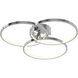 Orion LED 20 inch Polished Chrome Flush Mount Ceiling Light