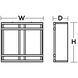 Radio LED 11.5 inch White Sconce Wall Light