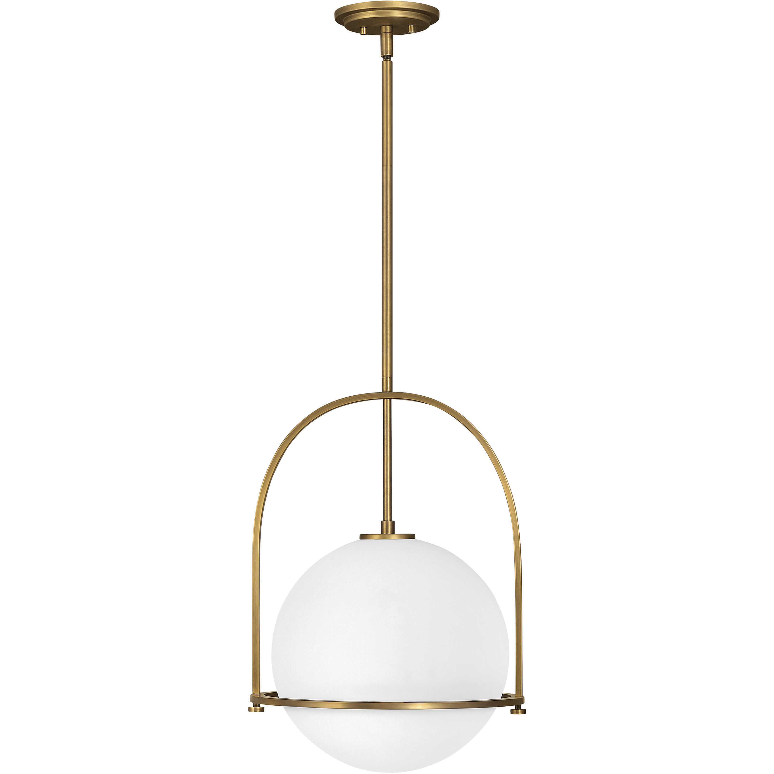 Somerset 1 Light 15.5 inch Heritage Brass Indoor Pendant Ceiling Light