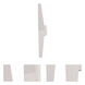 Brink LED 4 inch White ADA Wall Sconce Wall Light