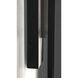 Tru LED 36 inch Black Outdoor Sconce