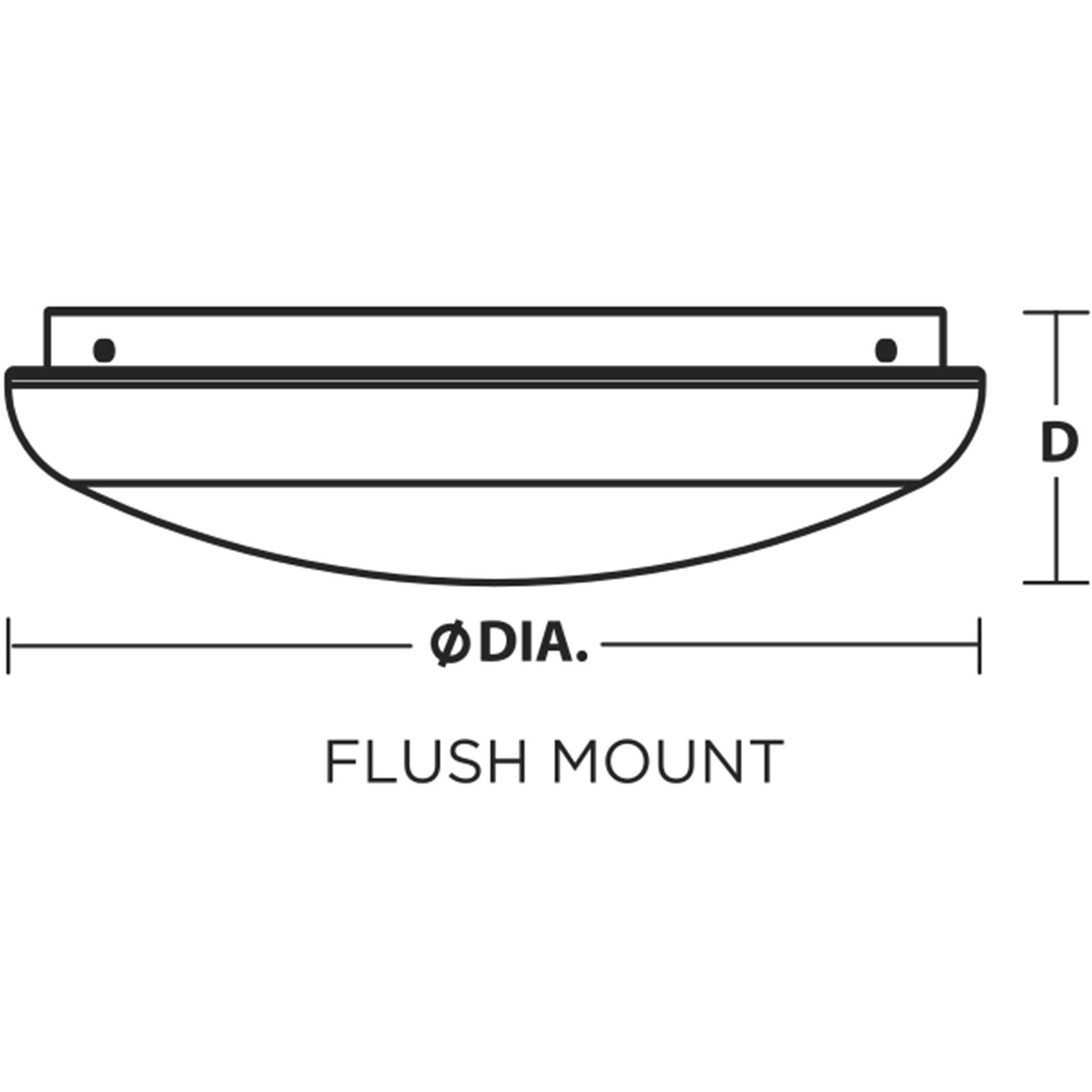 Camden LED 14 inch White Flush Mount Ceiling Light