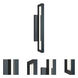 Liam LED 24 inch Black Outdoor Wall Sconce