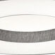Montclair LED 19.25 inch Grey Flush Mount Ceiling Light