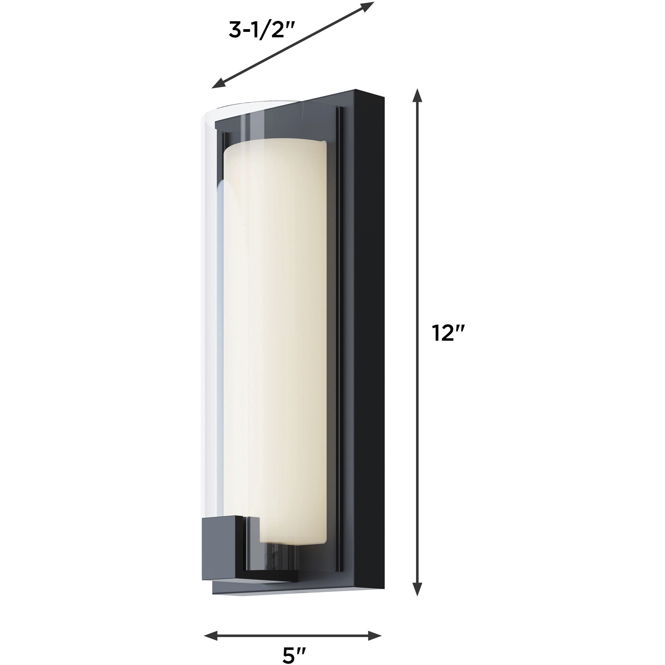 Mesa LED 5 inch Satin Nickel ADA Sconce Wall Light