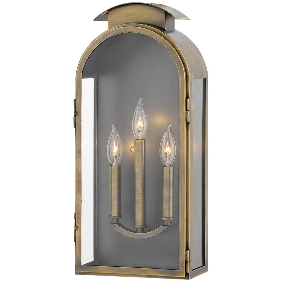 Heritage Rowley Outdoor Wall Mount Lantern, Large