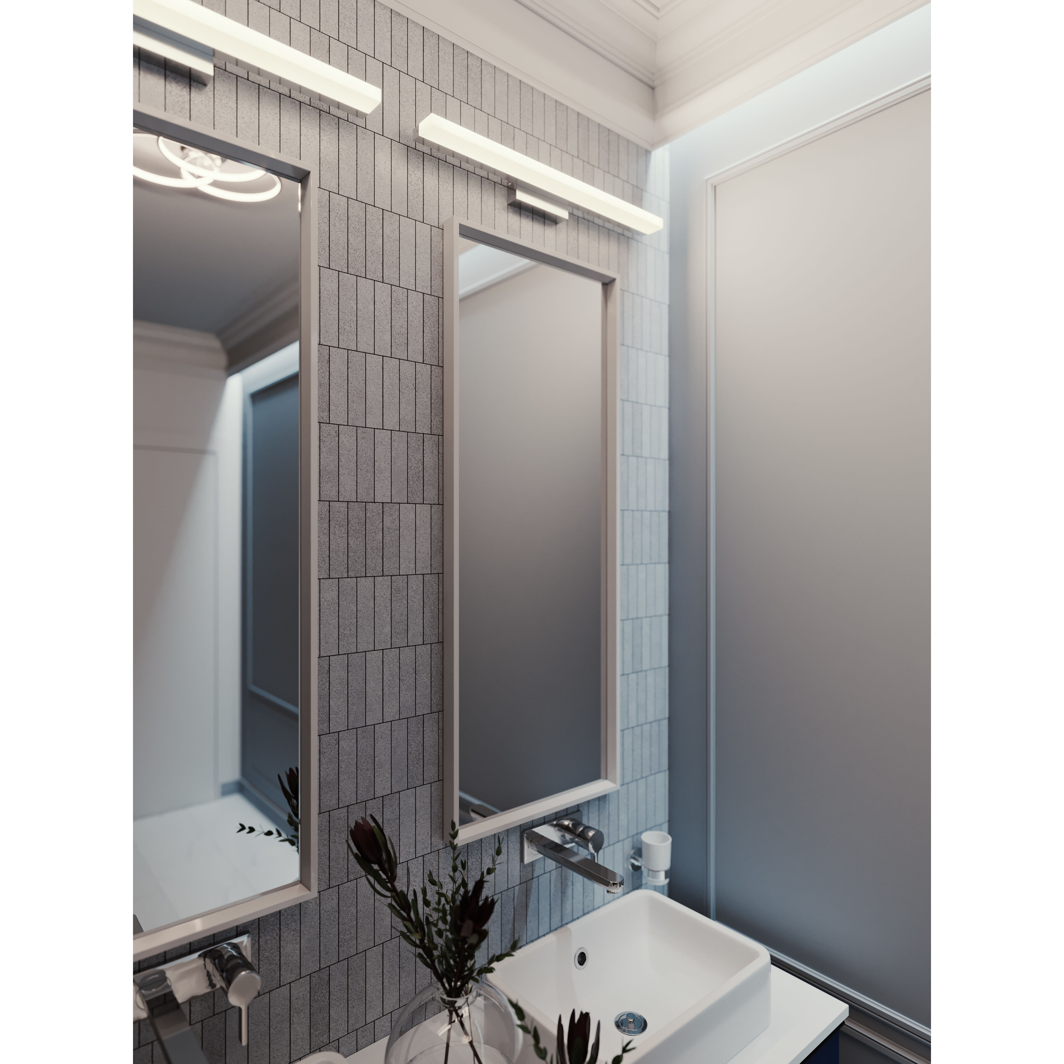 Ramona LED 3.5 inch Satin Nickel Bath Vanity Wall Light