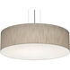 Anton 3 Light 19.25 inch Satin Nickel Pendant Ceiling Light in Jute