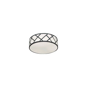 Haven LED 21 inch Black Flush Mount Ceiling Light