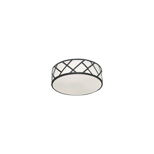 Haven LED 21 inch Black Flush Mount Ceiling Light