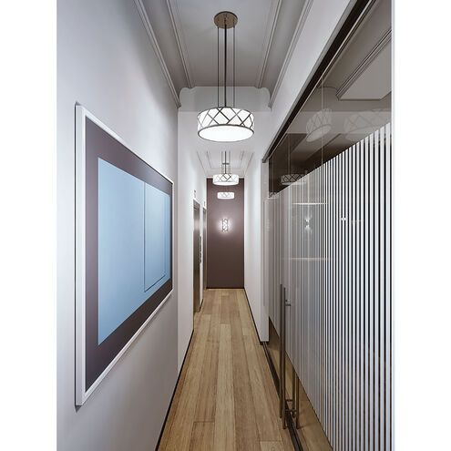 Haven LED 17 inch Satin Nickel Pendant Ceiling Light