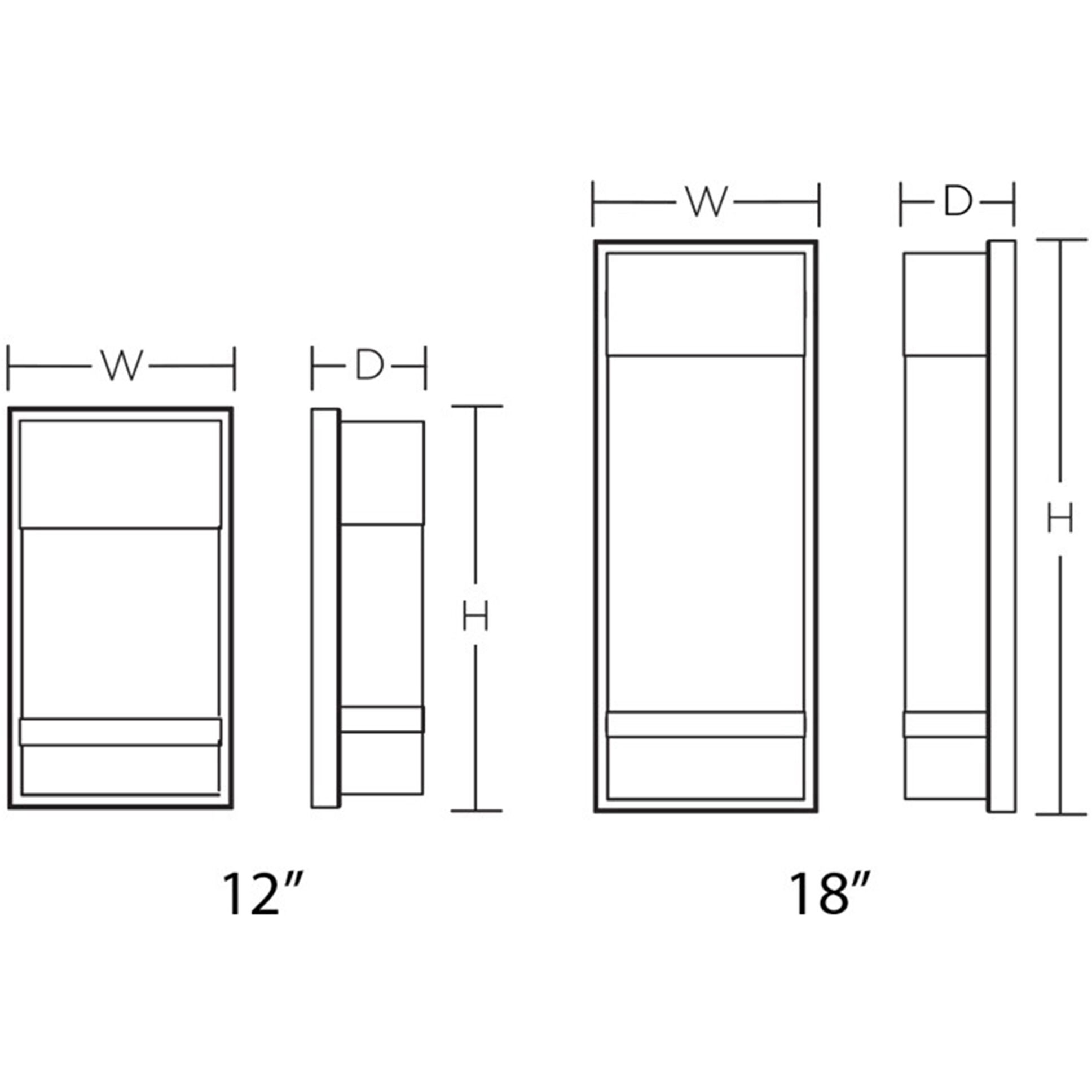Paxton LED 12.01 inch Textured Bronze Outdoor Sconce