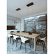 Cole LED 39 inch Black Linear Pendant Ceiling Light