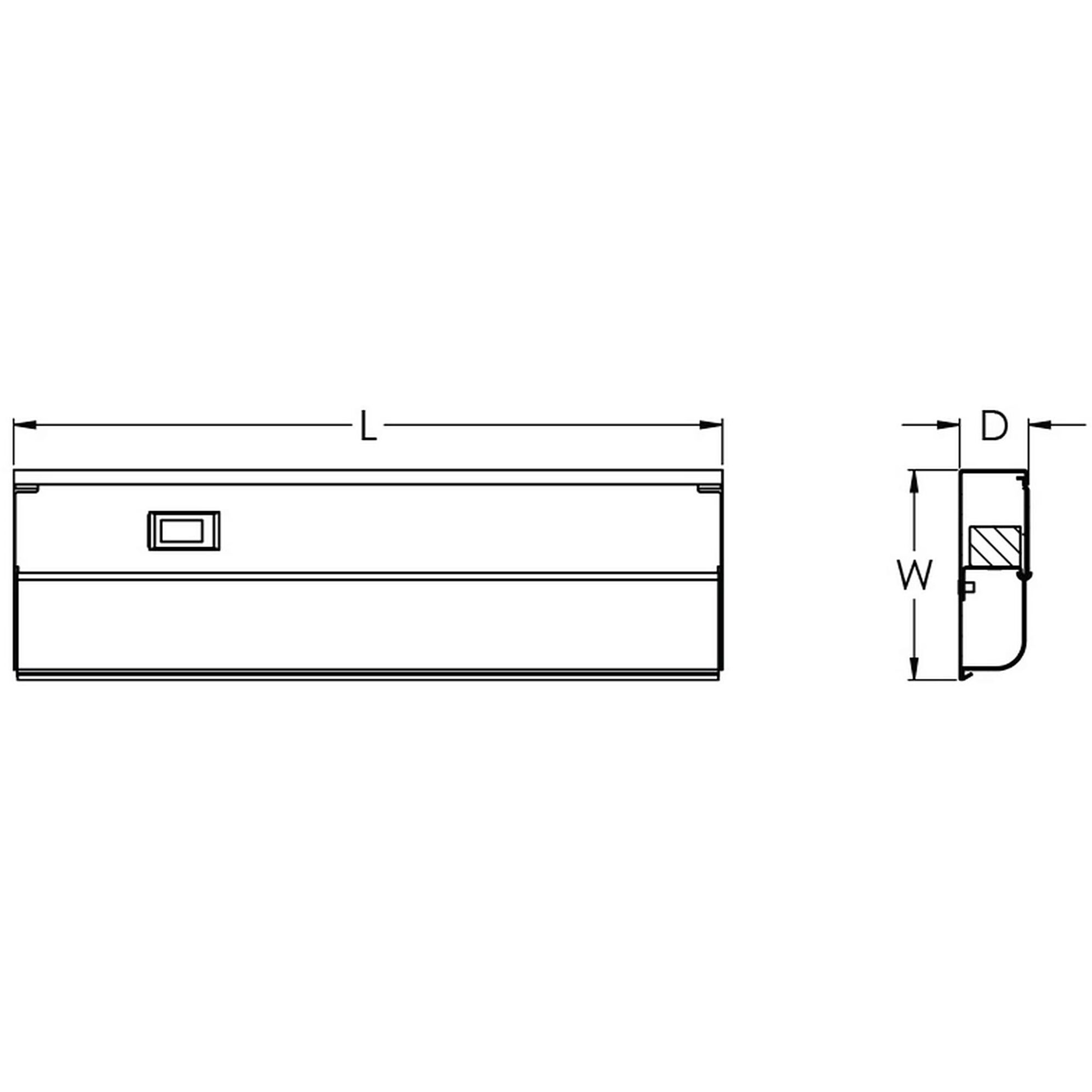 T5l 120V LED 21 inch White Undercabinet Light