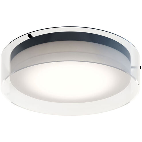Studio LED 15.5 inch Black Flush Mount Ceiling Light