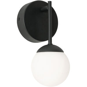 Pearl 1 Light 4 inch Black Wall Sconce Wall Light