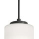 Leo 3 Light 36 inch Black Linear Pendant Ceiling Light