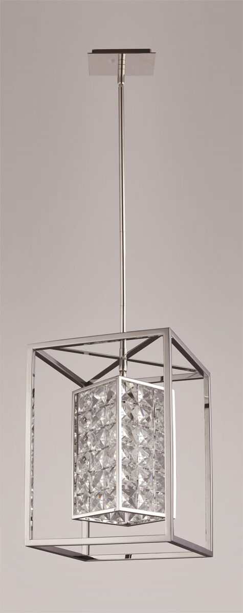 Struttura 1 Light 10 inch Stainless Steel Pendant Ceiling Light