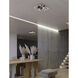Orbit LED 18 inch Black Semi-Flush Mount Ceiling Light