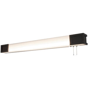Marquette LED 38 inch Walnut ADA Overbed Wall Light