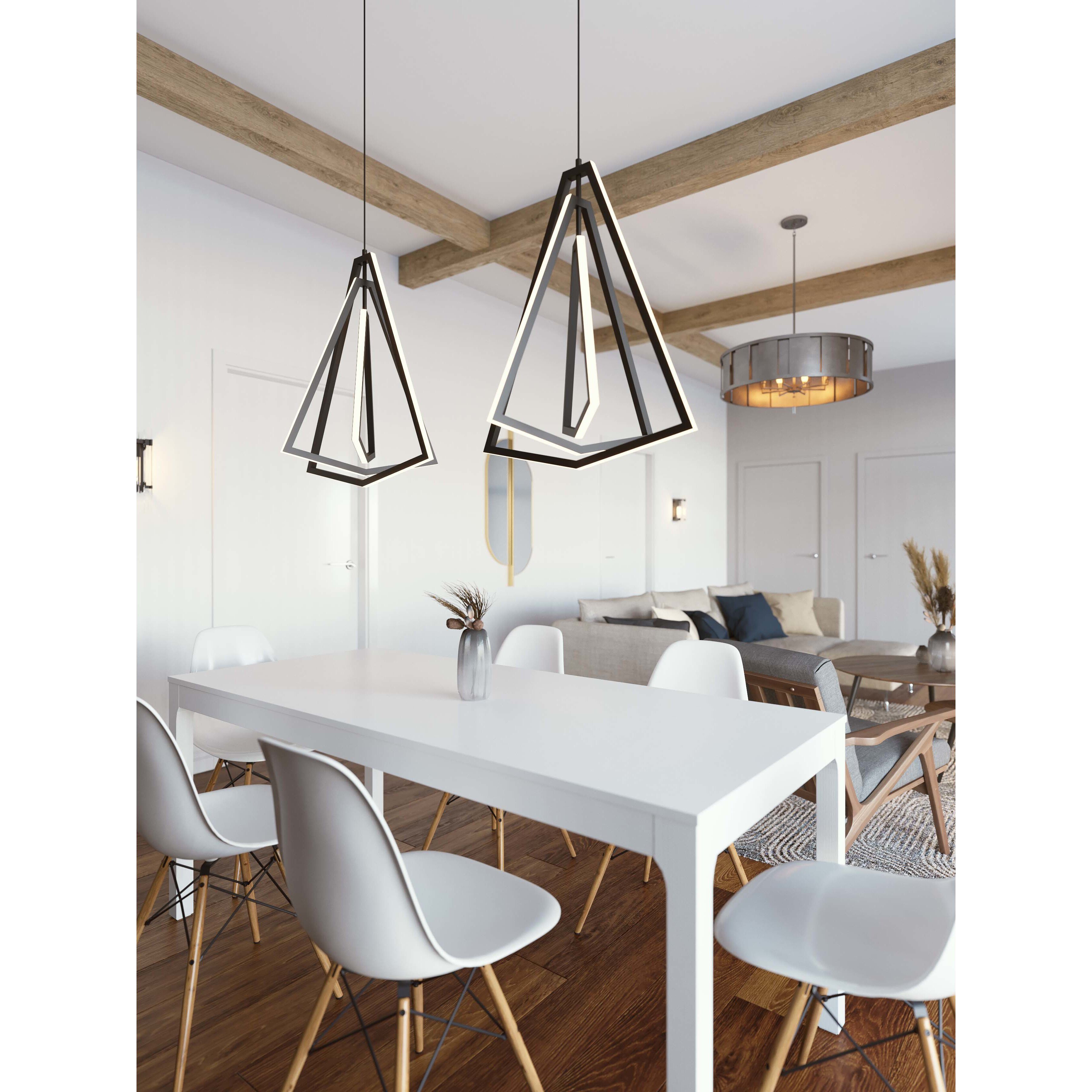 Gianna LED 13 inch Black Pendant Ceiling Light