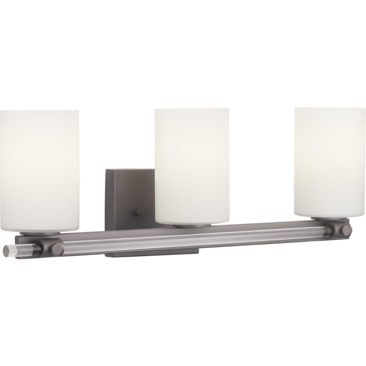 Lisbon 3 Light 24 inch Matte Black Bath Vanity Wall Light, Design Series
