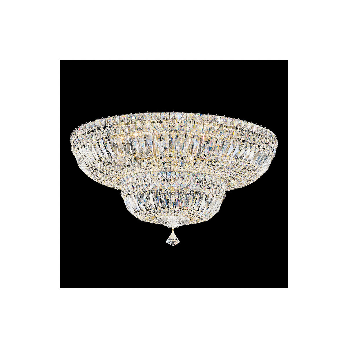 Petit Crystal Deluxe 13 Light 0.00 inch Flush Mount