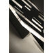 Storm Sconce Wall Light in Black Chrome