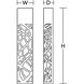 Inez 1 Light 24 inch Black Outdoor Wall Sconce