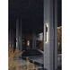 Tru LED 36 inch Black Outdoor Sconce