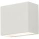 Dakota LED 3 inch White Outdoor Sconce