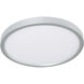 Edge Round LED 16 inch Satin Nickel Flush Mount Ceiling Light