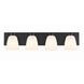 Colleen 4 Light 32 inch Black Bath/Vanity Light Wall Light