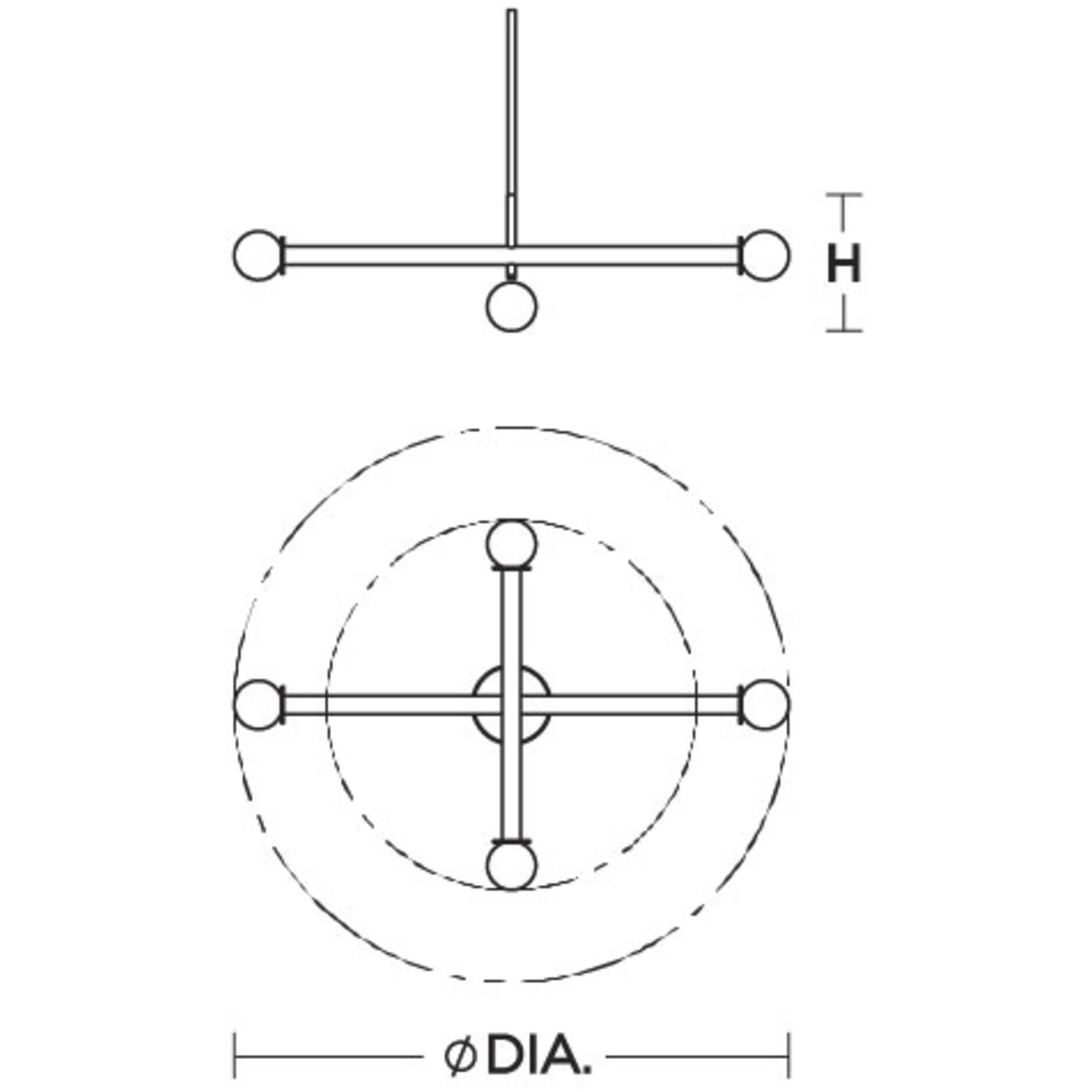 Lane LED 36 inch Satin Nickel Pendant Ceiling Light