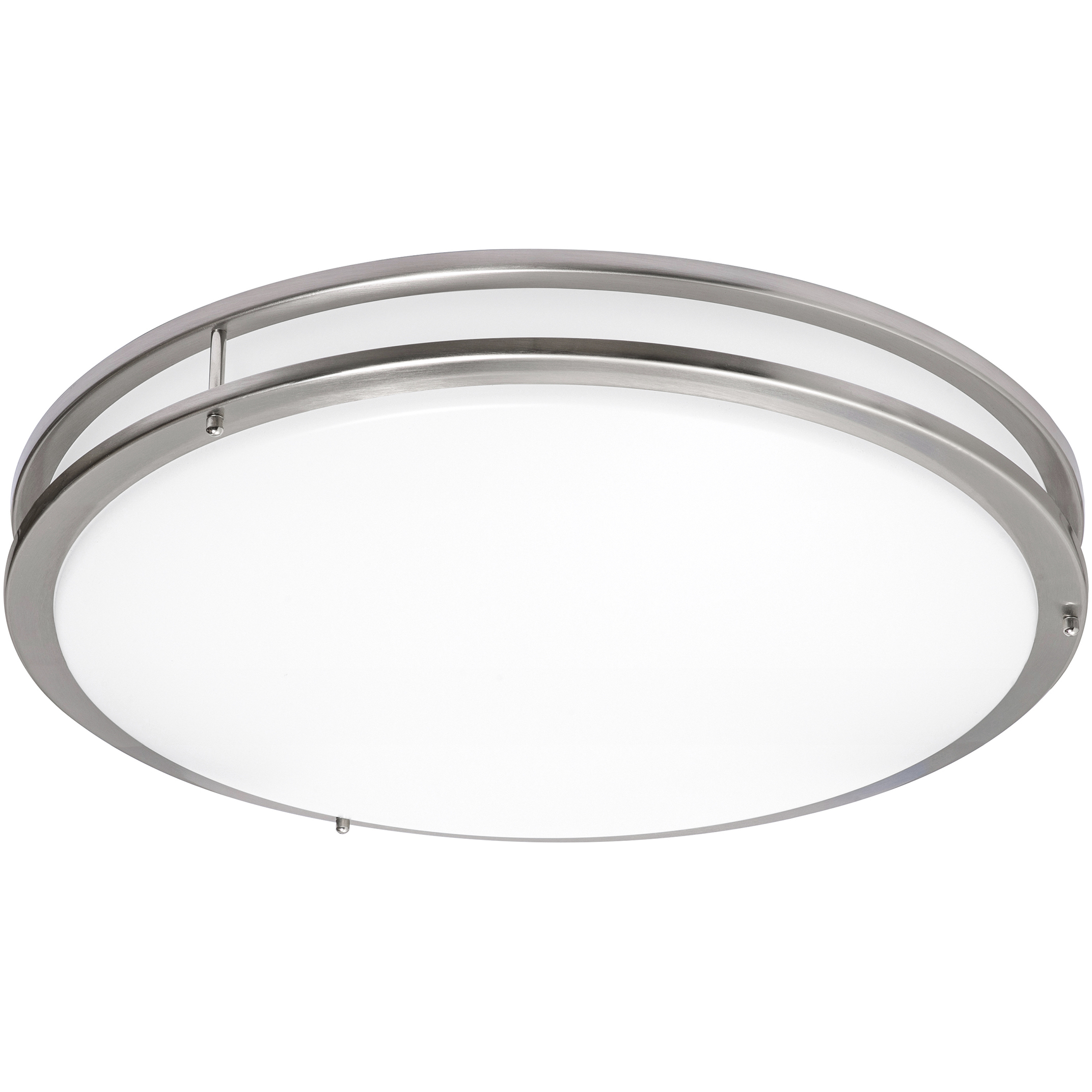 Carlisle LED 24 inch Satin Nickel Flush Mount Ceiling Light