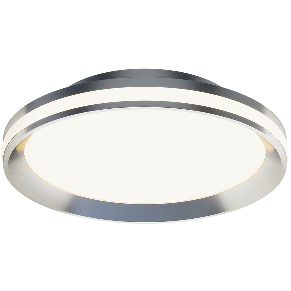 Sona LED 12 inch Satin Nickel Flush Mount Ceiling Light
