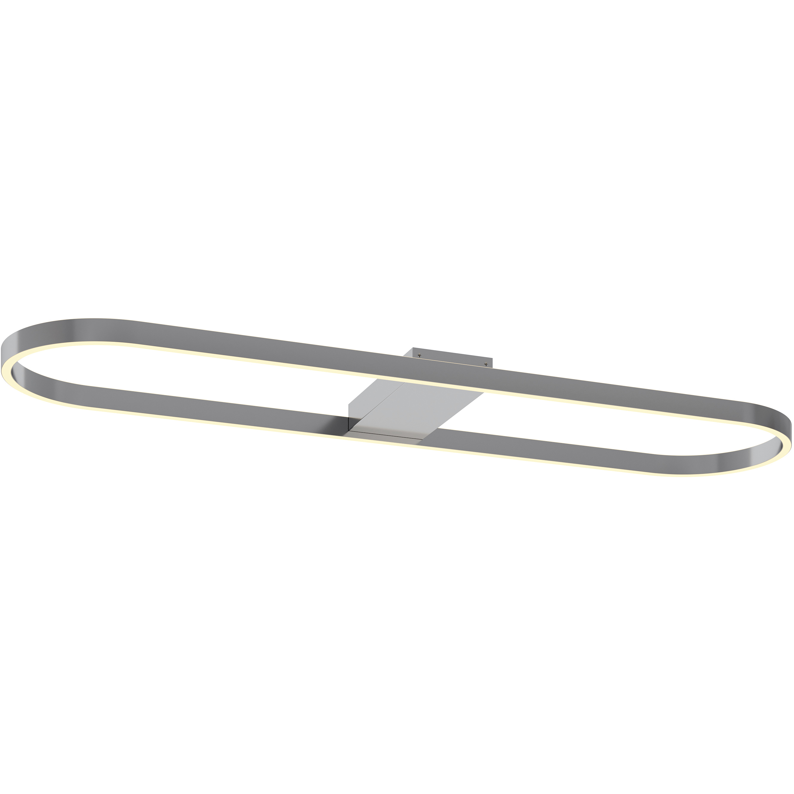 Glo 1 Light 12 inch Satin Nickel Semi-Flush Mount Ceiling Light