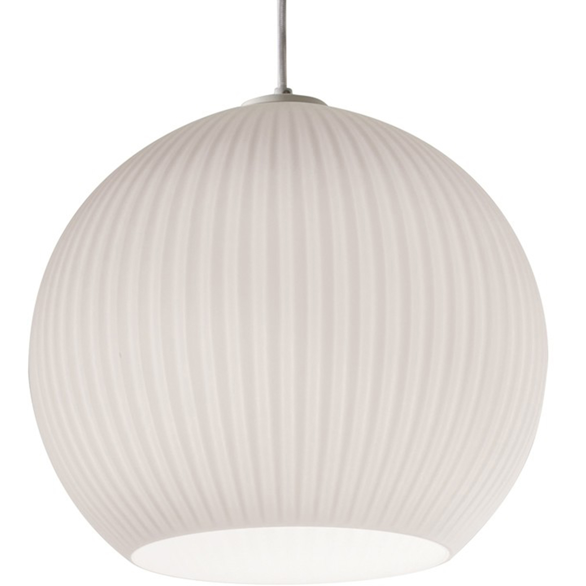 Cleo 1 Light 12.5 inch White Pendant Ceiling Light