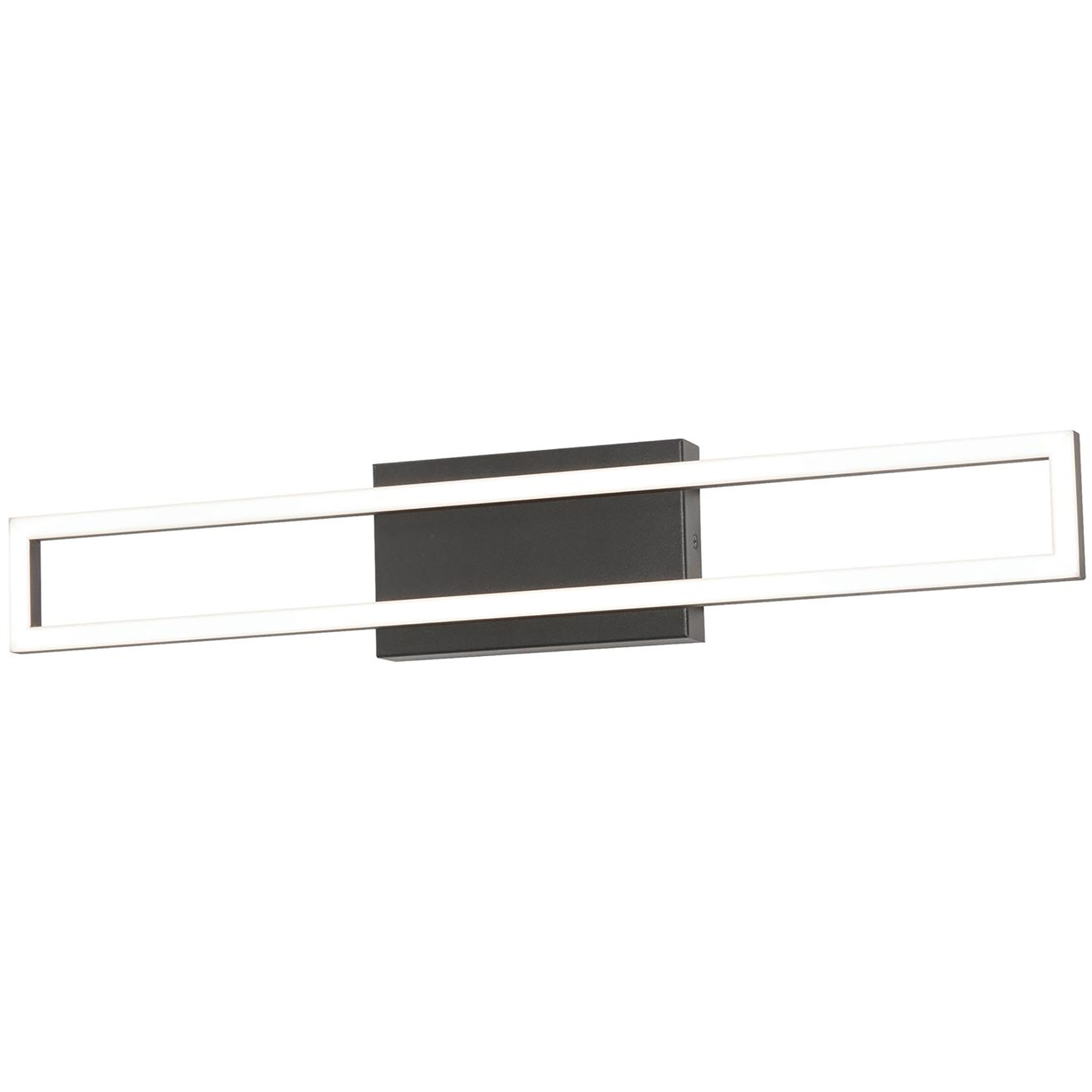Zola LED 35.4 inch Black Vanity Light Wall Light