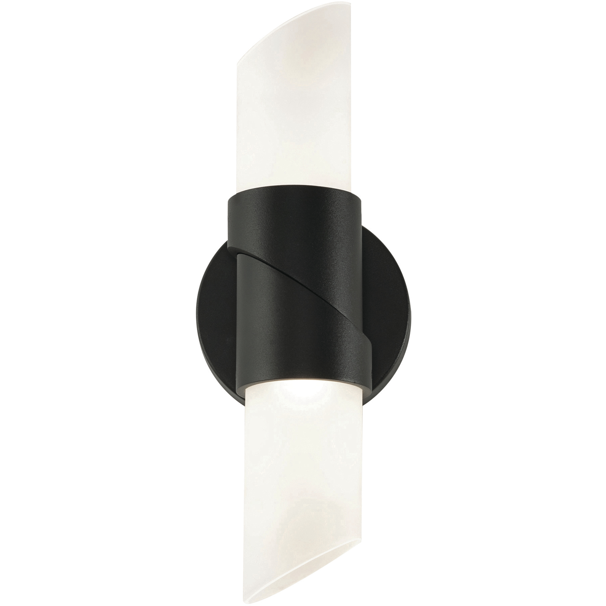 Slice 1 Light 4.13 inch Black ADA Wall Sconce Wall Light