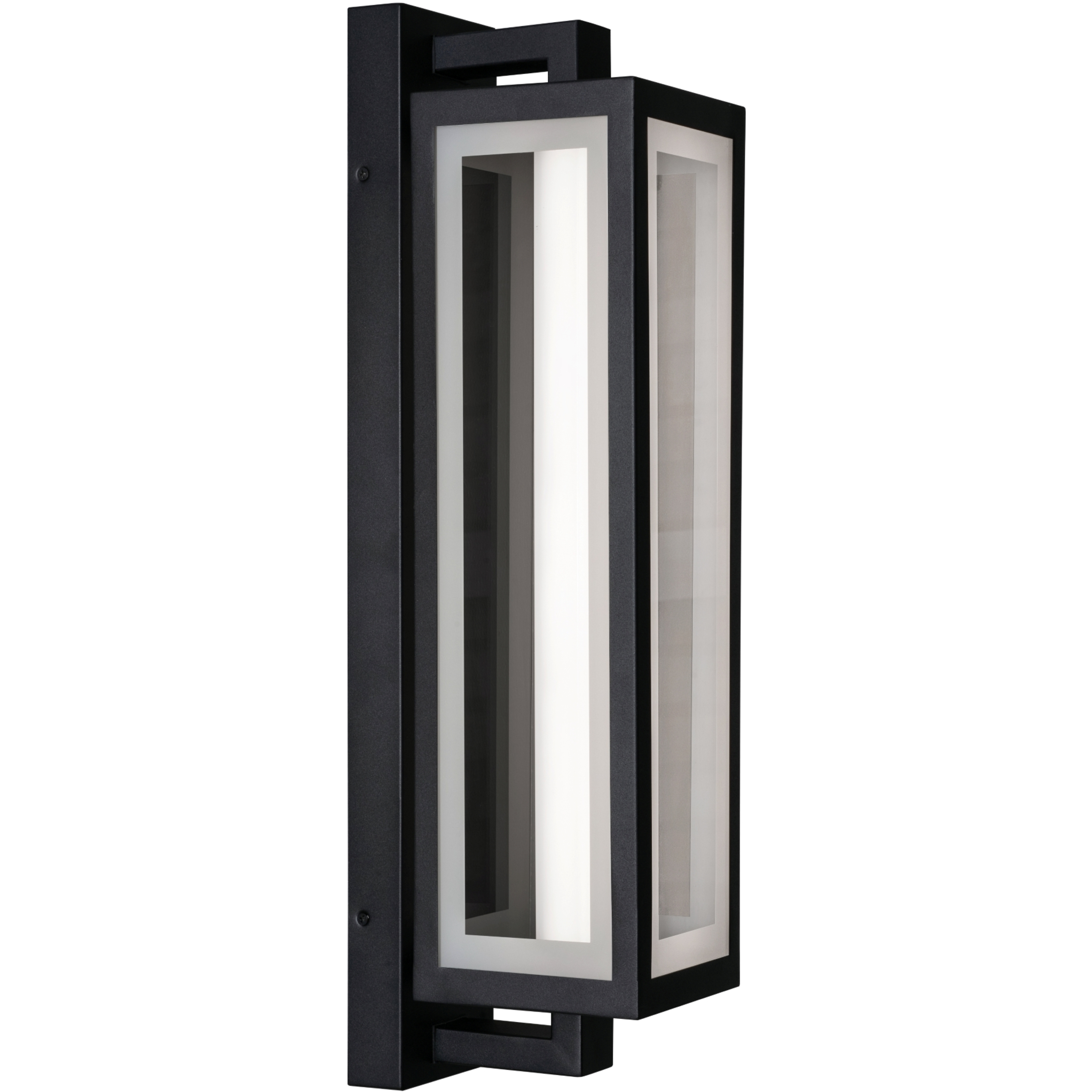 Blake LED 24 inch Black Outdoor Sconce