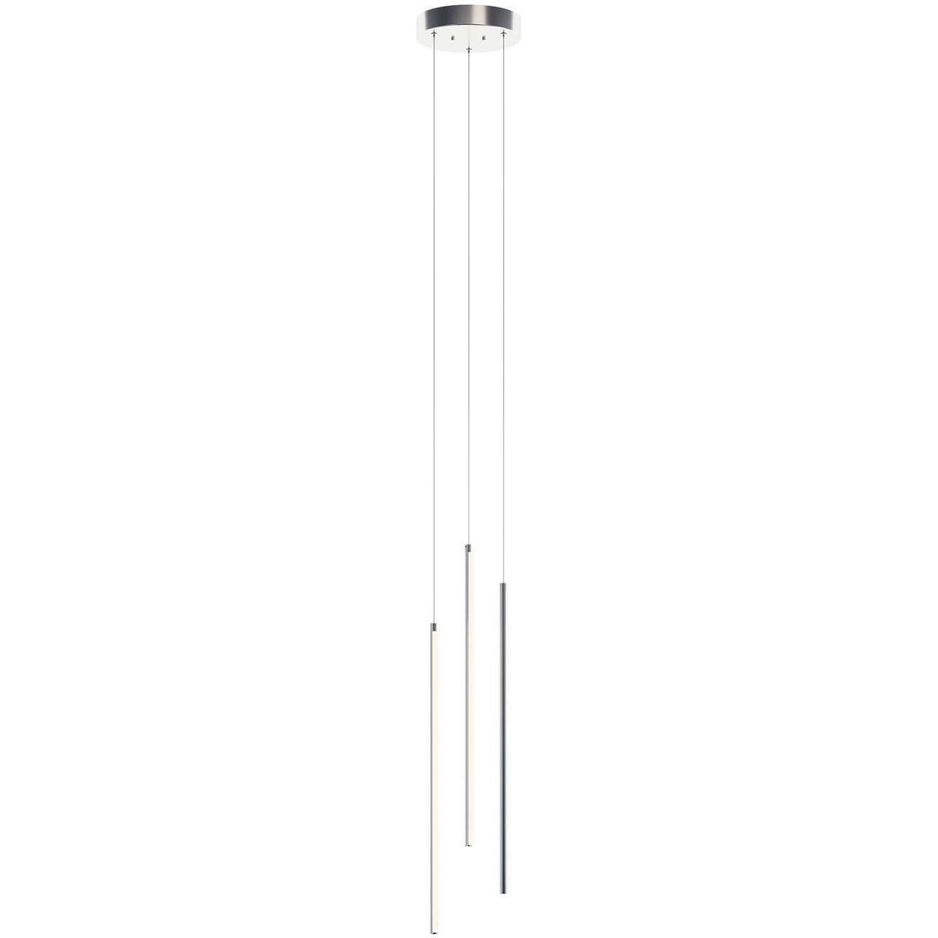 Rosemont LED 8.25 inch Satin Nickel Pendant Ceiling Light in 24 in