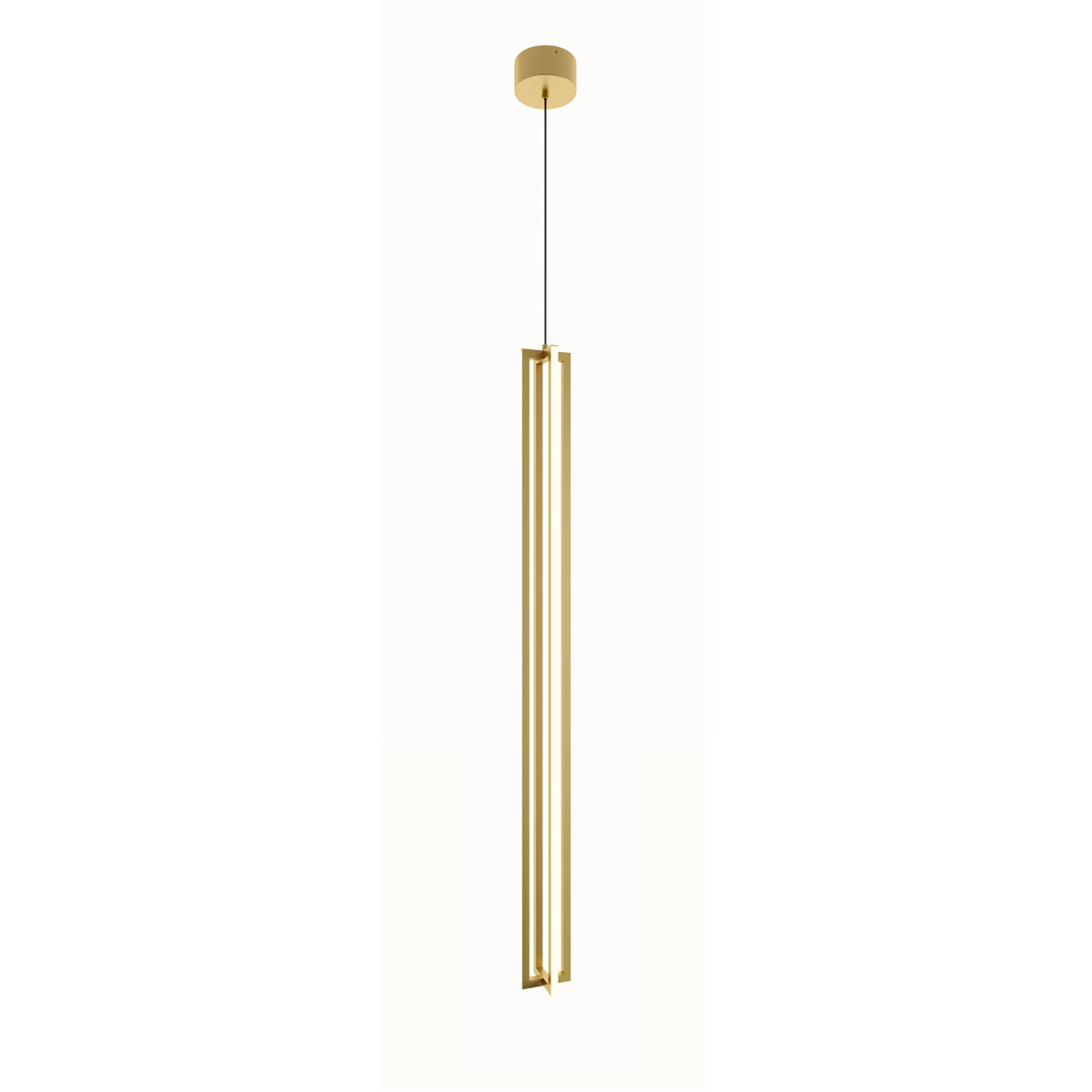 Cass LED 4 inch Gold Pendant Ceiling Light