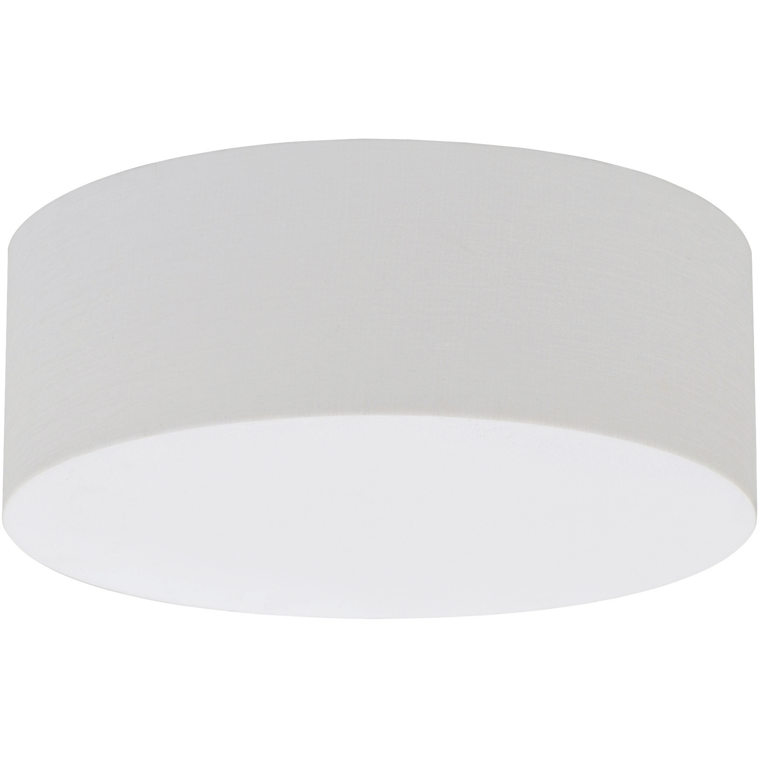 Anton 1 Light 15 inch Linen White Flush Mount Ceiling Light