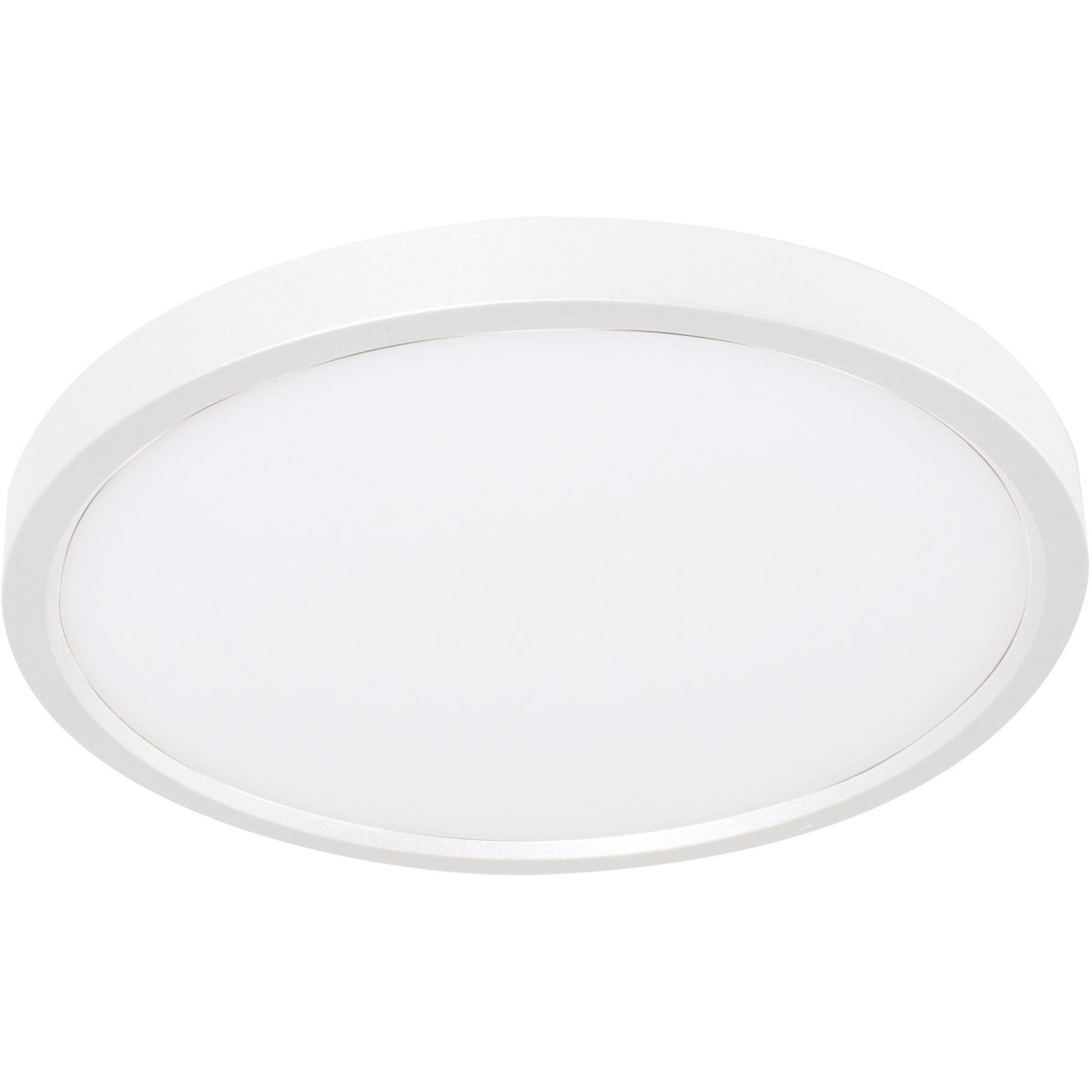 Edge Round 1 Light 5.31 inch White Flush Mount Ceiling Light