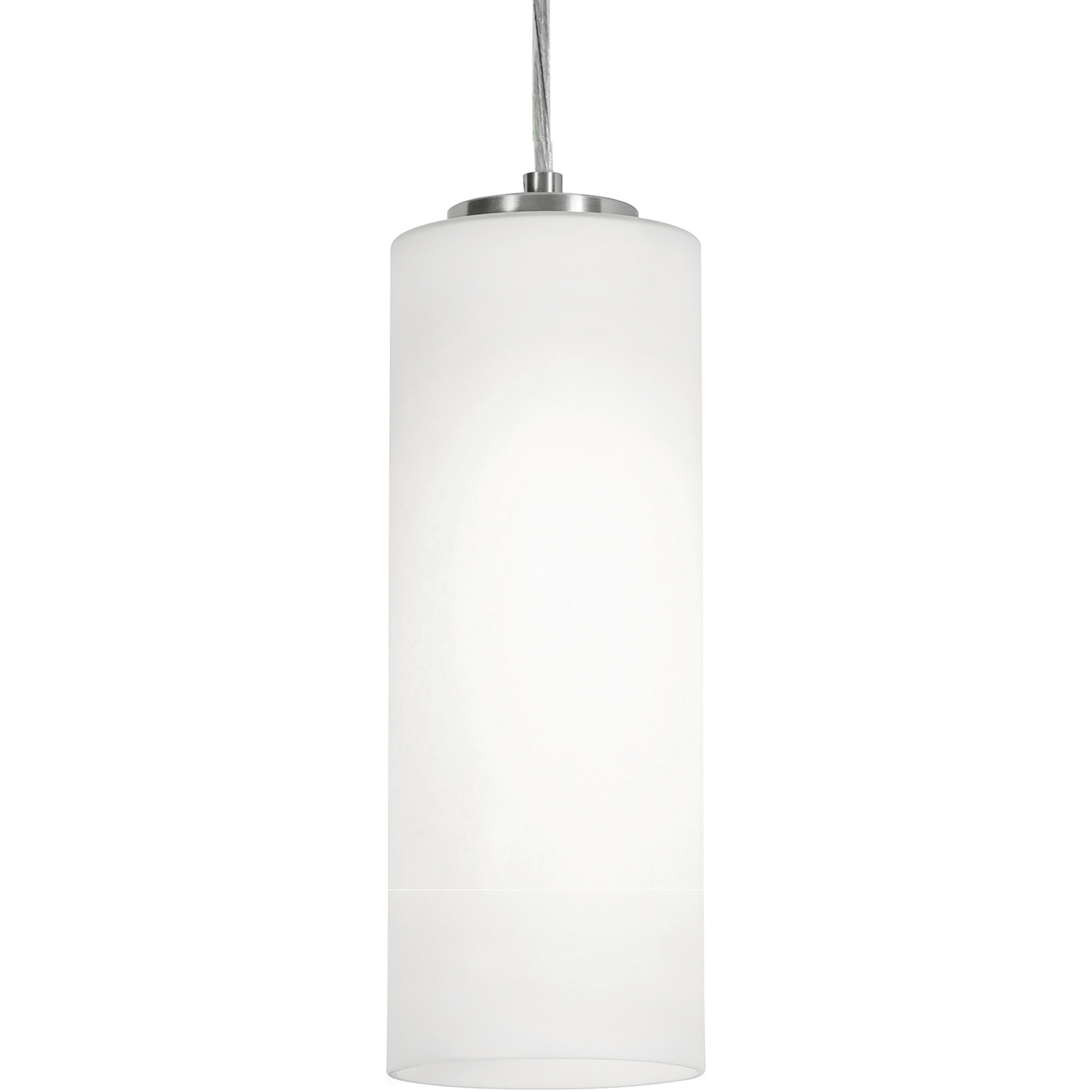 Leo LED 4 inch Satin Nickel Pendant Ceiling Light
