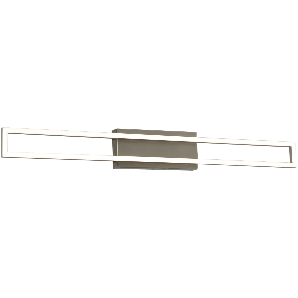 Zola LED 35.4 inch Satin Nickel Vanity Light Wall Light