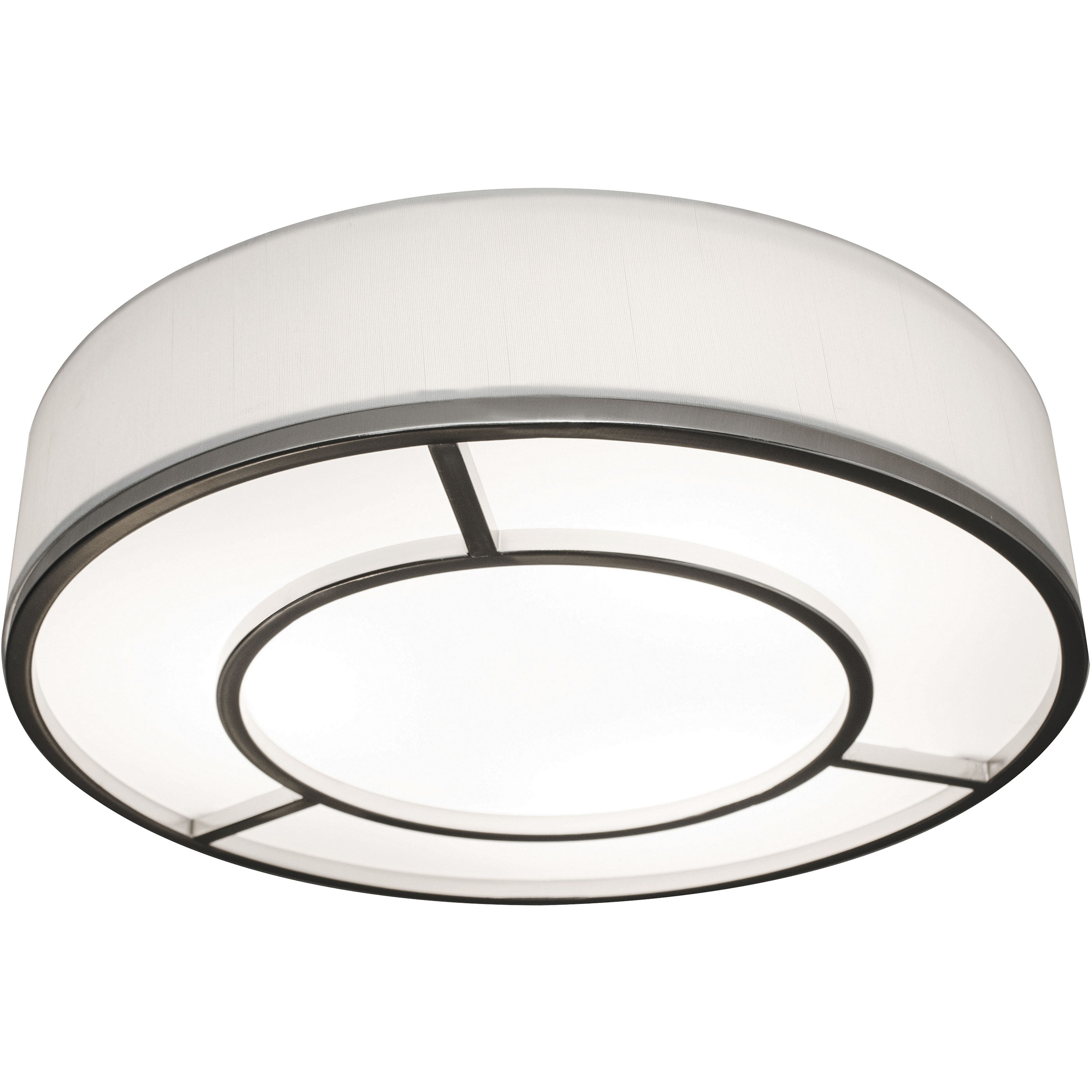 Reeves 1 Light 16 inch Satin Nickel Flush Mount Ceiling Light