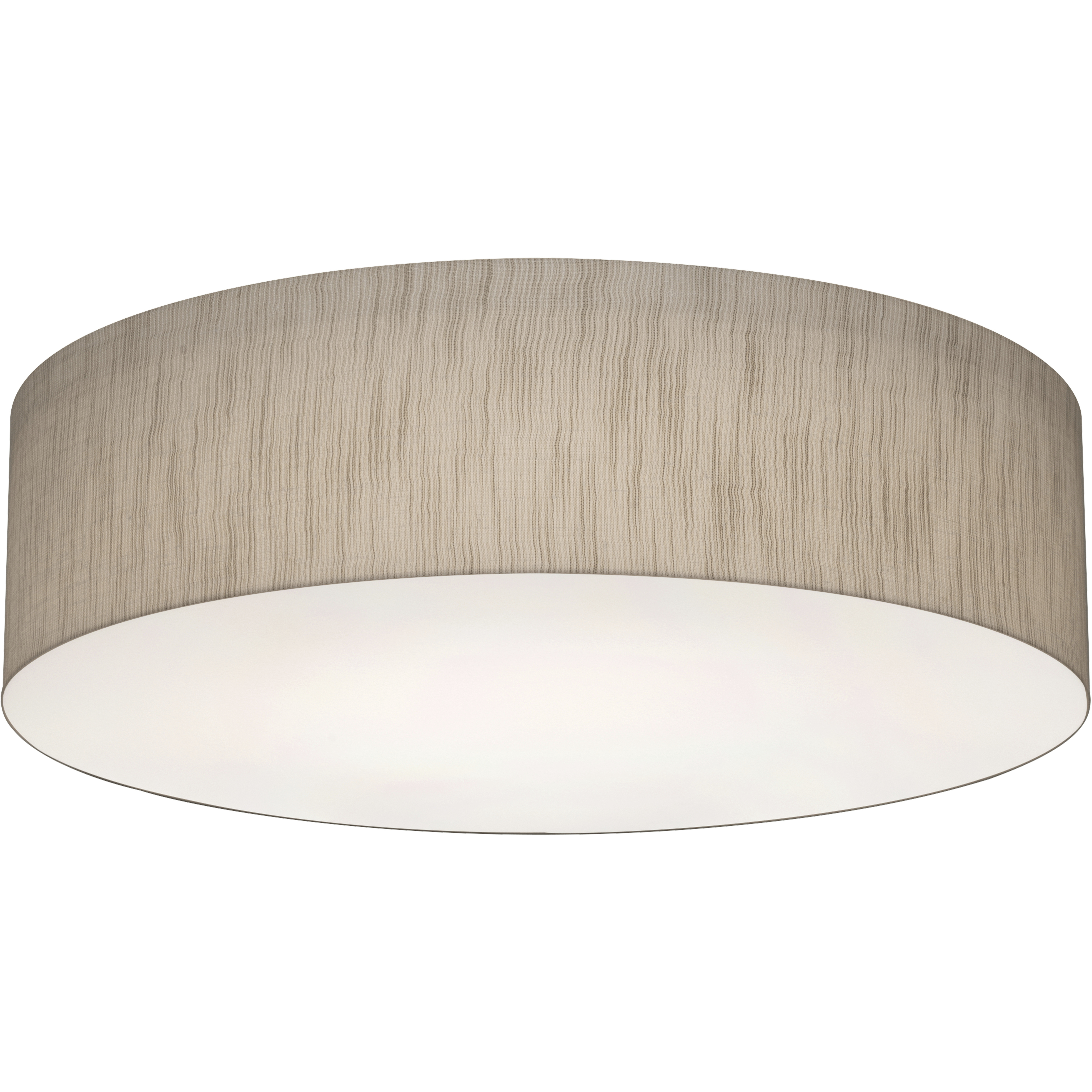 Anton 3 Light 19.25 inch Jute Flush Mount Ceiling Light