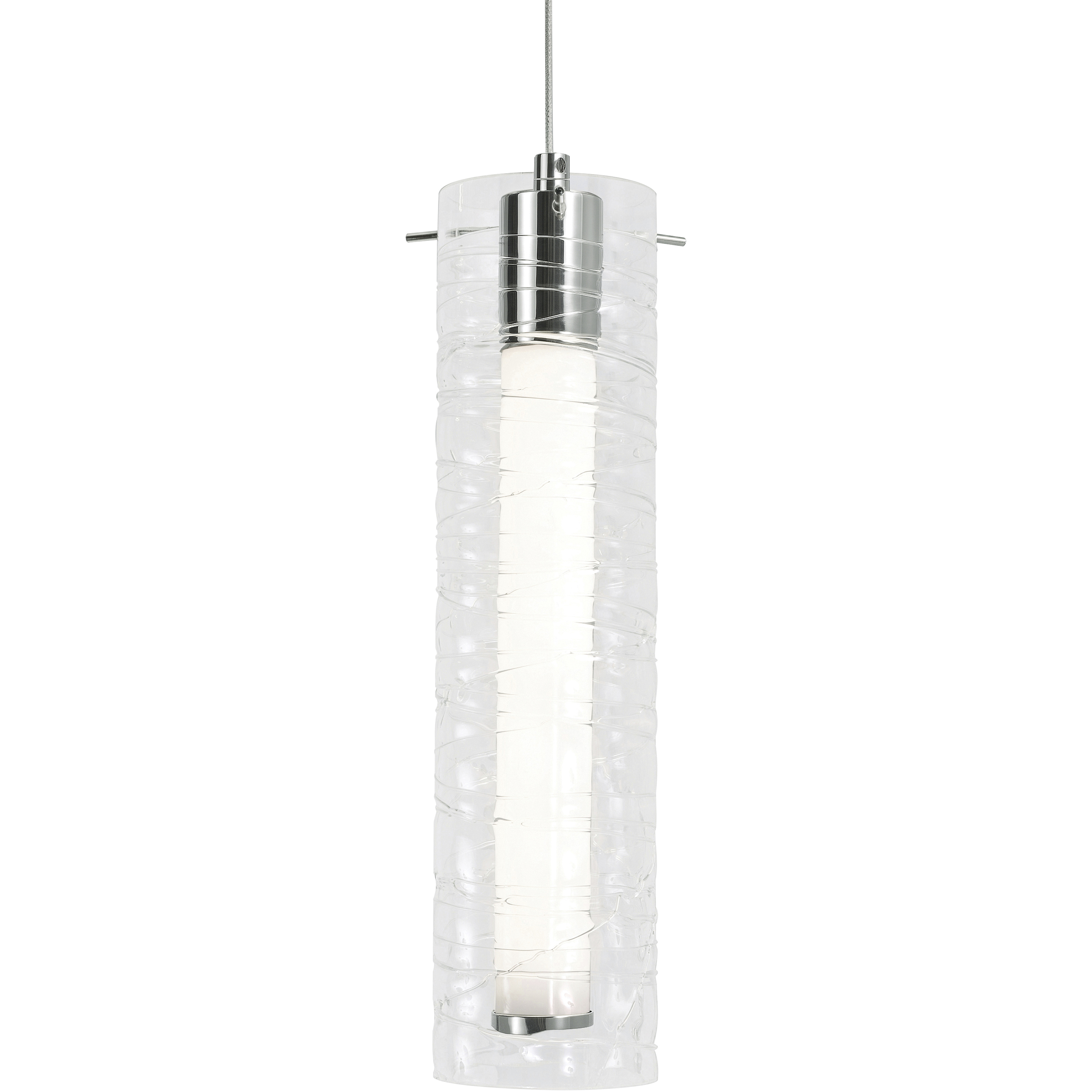 Bari LED 4 inch Polished Chrome Pendant Ceiling Light